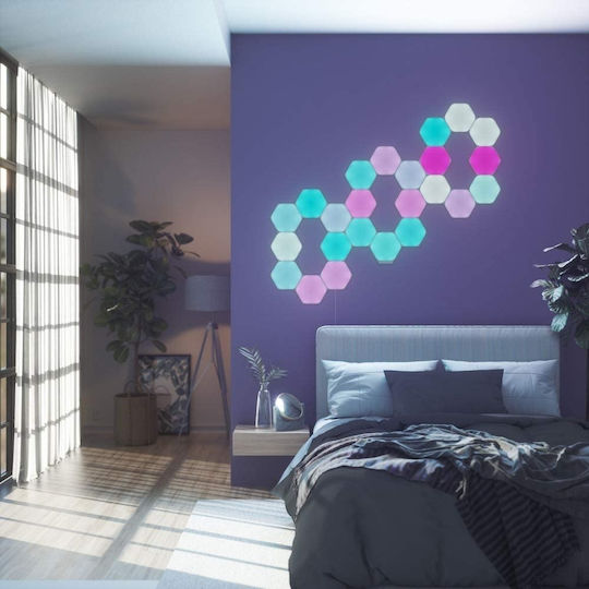 Nanoleaf Shapes Hexagons Smarter Decorative Lamp Hexagon Multicolour