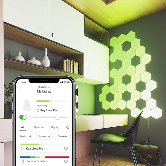 Nanoleaf Shapes Hexagons Smarter Decorative Lamp Hexagon Multicolour