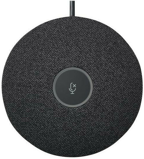 Logitech Μικρόφωνo Διασκέψεων Συνεδριακού Συστήματος Rally Mic Pod Συμβατό με Microsoft Teams