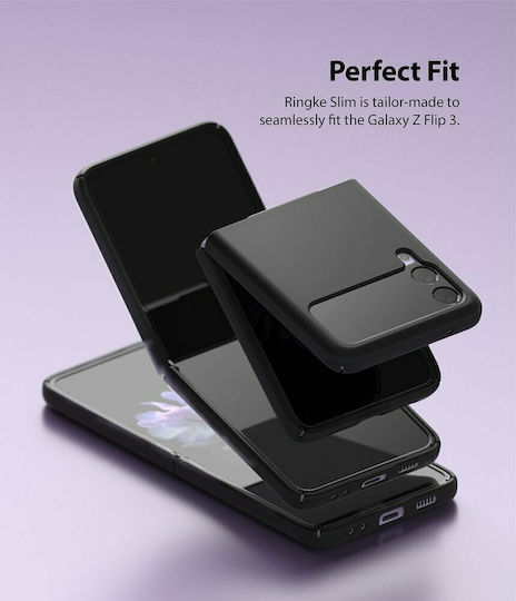Ringke Slim Back Cover Σιλικόνης 1.2mm Μαύρο (Galaxy Z Flip3 5G)