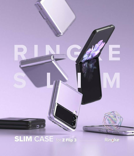 Ringke Slim Back Cover Σιλικόνης 1.2mm Μαύρο (Galaxy Z Flip3 5G)