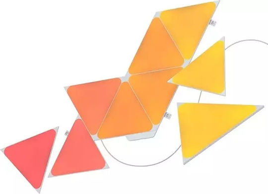Nanoleaf Smart Διακοσμητικό Φωτιστικό LED RGB Hexagon 3τμχ