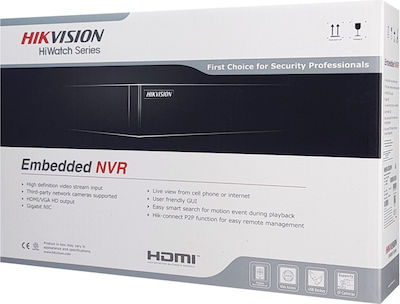 Hikvision HWN-2104MH-4P Înregistrare video NVR 4 canale cu rezoluție Full HD 307741