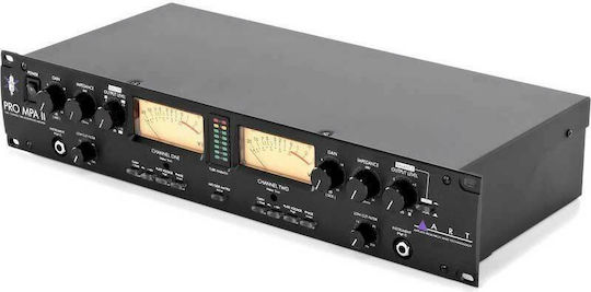 ART Pro Audio Digital MPA II Tube Microphone Preamplifier 2 Channel with Phantom Power & 2 XLR Input