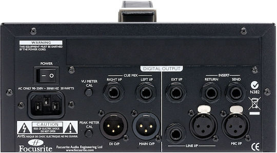 Focusrite Μικροφωνικός Προενισχυτής Μονοκάναλος με Phantom Power & 2 Εισόδους XLR