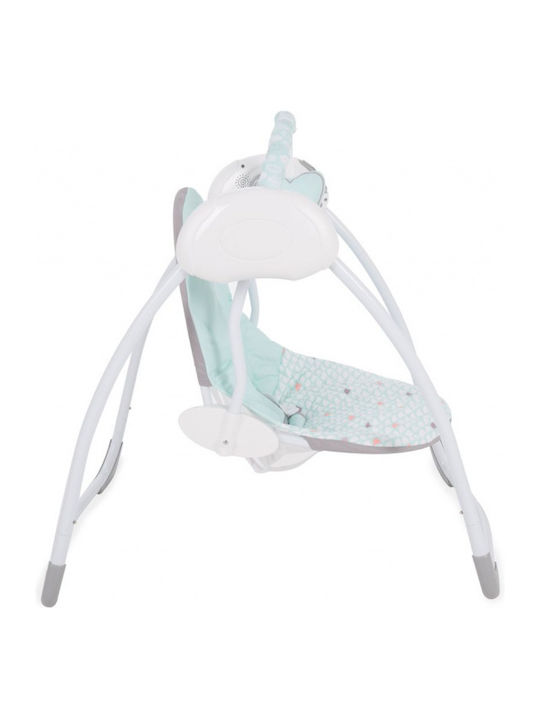 Kikka Boo Electric Baby Relax Swing Felice with Music and Vibration Beige Bear for Child up to 9kg