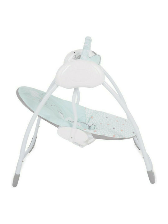 Kikka Boo Electric Baby Relax Swing Felice with Music and Vibration Beige Bear for Child up to 9kg