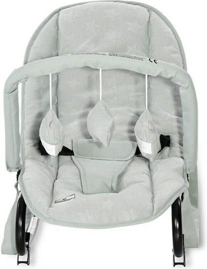 Lorelli Manual Baby Relax Eliza Luxe Frosty Green Stars for Child up to 9kg