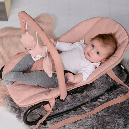 Lorelli Manual Baby Relax Eliza Luxe Frosty Green Stars for Child up to 9kg