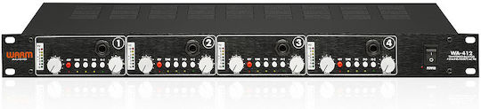 Warm Audio WA-412 Microphone Preamplifier 4 Channels with Phantom Power and 4 XLR Inputs