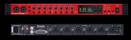 Focusrite Clarett Octopre Microphone Preamplifier 6 Channels 6 XLR Inputs