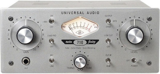 Universal Audio 710 Twin-Finity Tub Microfon Preamplificator Monocanal cu Putere fantomă & 2 Intrări XLR