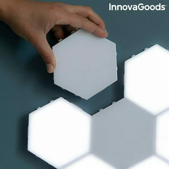 InnovaGoods Decorative Lamp Hexagon White