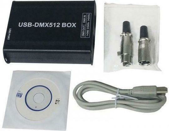 GloboStar DMX Controller Κονσόλα Φωτισμού με 192 Κανάλια Ελέγχου