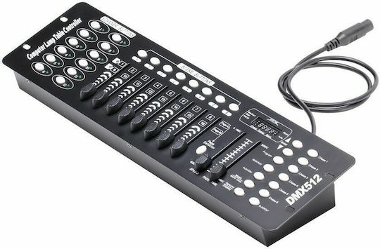 GloboStar DMX Controller Κονσόλα Φωτισμού με 192 Κανάλια Ελέγχου
