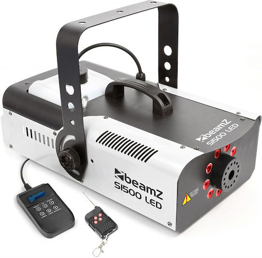 BeamZPro S1500LED Μηχανή Καπνού LED 1500W με Ενσύρματο Χειριστήριο και Δυνατότητα Σύνδεσης με Κονσόλα Φωτισμού