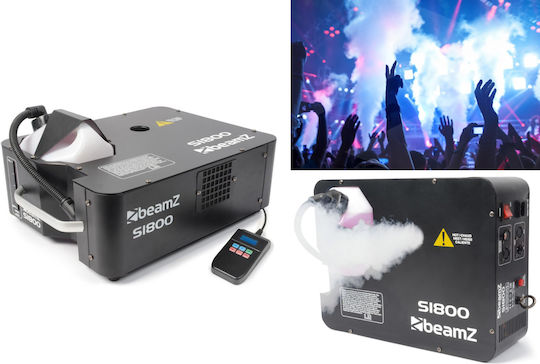 BeamZPro S1800 Fog Machine 1800W Wired Remote Compatible with DMX Control