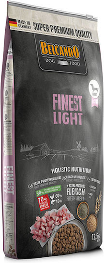 Belcando Finest Light 4kg Dry Food Diet, Grain-Free for Adult Dogs with Poultry and Rice