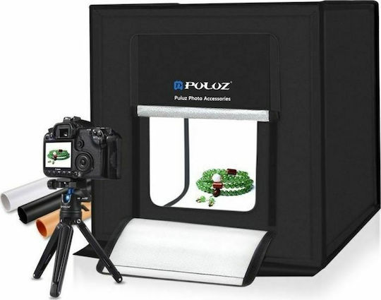 Puluz Photo Box with LED Light Photo Box Lighted with Multiple Backrounds 80x80x80cm
