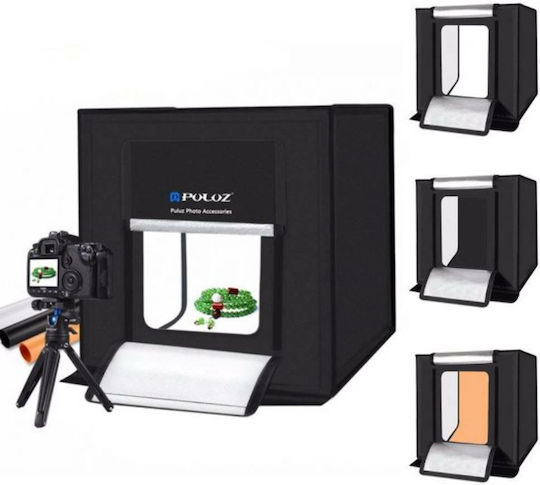 Puluz Photo Box with LED Light Photo Box Lighted with Multiple Backrounds 80x80x80cm