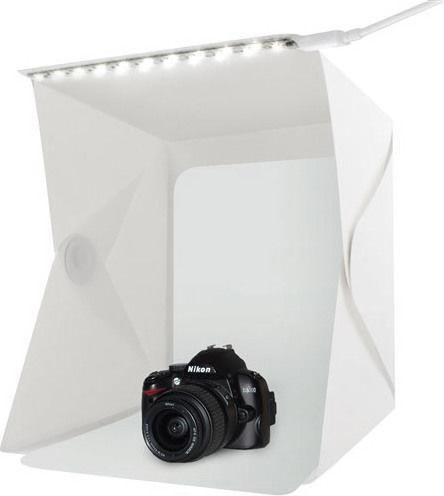 SPM 5059 Photo Box Lighted with Multiple Backrounds 22x23x28cm