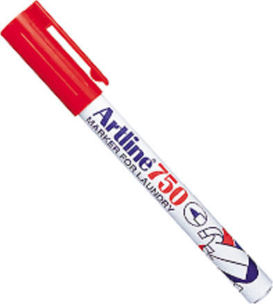 Artline 750 Marker Red for Fabric 0,7mm