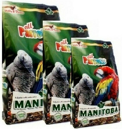 Manitoba All Parrots Food for Big Parrots for Medium 2kg