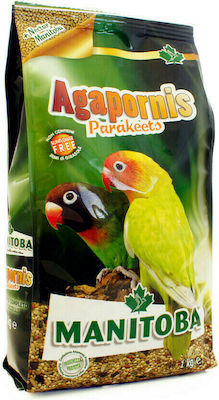 Manitoba Agapornis Parakeets Τροφή για Μεσαίους Παπαγάλους 1kg