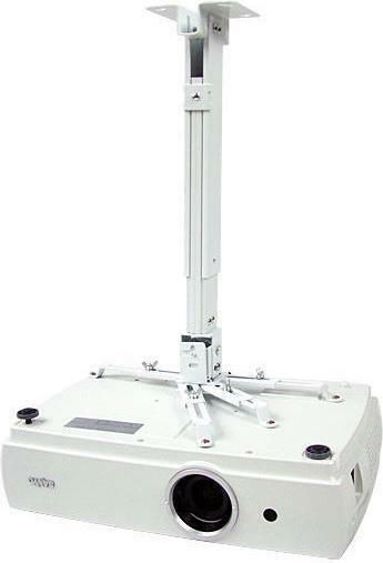 Avtek Projektorhalterung Decke EasyMount mit maximaler Belastung von 10kg Weiß