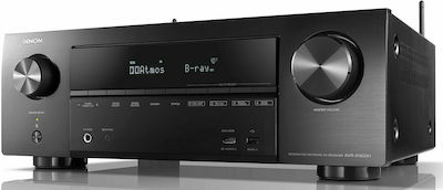 Denon AVR-X1600H Ραδιοενισχυτής Home Cinema 4K 7.2 Καναλιών 80W/8Ω 120W/6Ω με HDR και Dolby Atmos Μαύρος