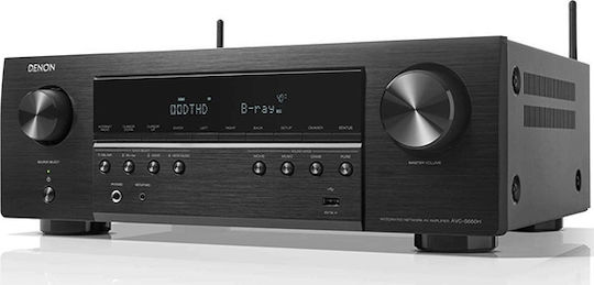 Denon AVR-S760H Ραδιοενισχυτής Home Cinema 4K/8K 7.2 Καναλιών με HDR και Dolby Atmos Μαύρος