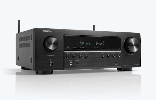 Denon AVR-S760H Ραδιοενισχυτής Home Cinema 4K/8K 7.2 Καναλιών με HDR και Dolby Atmos Μαύρος