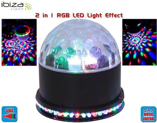 Ibiza Sound Astro UFO Dekorative Lampe Party Licht Schwarz