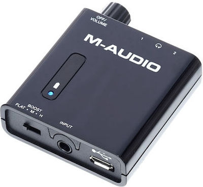 M-Audio Bass Traveller Преносим Цифров Усилвател за слушалки 2 Канала с вграден DAC, USB и Jack 3.5mm