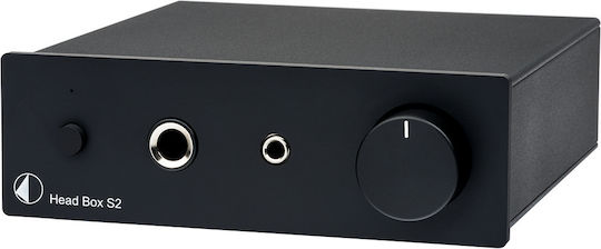 Pro-Ject Audio Head Box S2 Silver Επιτραπέζιος Αναλογικός Ενισχυτής Ακουστικών 2 Καναλιών με Jack 3.5mm/6.3mm