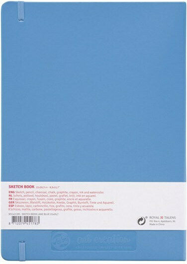 Royal Talens Sketch Pad Sketchbook Art Creation Sketch Book Blue 21x30cm 80 Sheets