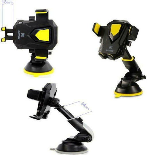 Remax RM-C26 Car Mobile & Tablet Mount with Adjustable Hooks Black