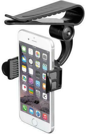 Lampa Visor Snap Auto Handyhalterung mit Clip-Peg Silber