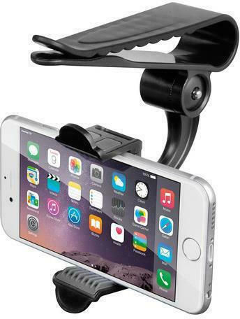 Lampa Visor Snap Auto Handyhalterung mit Clip-Peg Silber