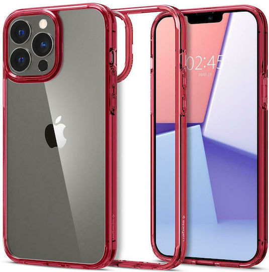 Spigen Ultra Hybrid Задна корица Пластмаса Червен (iPhone 13 Pro - iPhone 13 Про) ACS03263