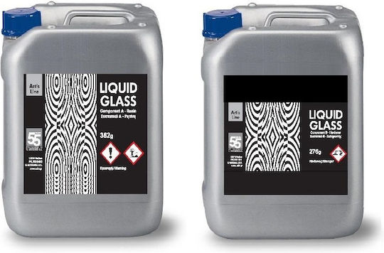 Uzin Liquid Glass Ρητίνη Δύο Συστατικών UV Resistant 1kg