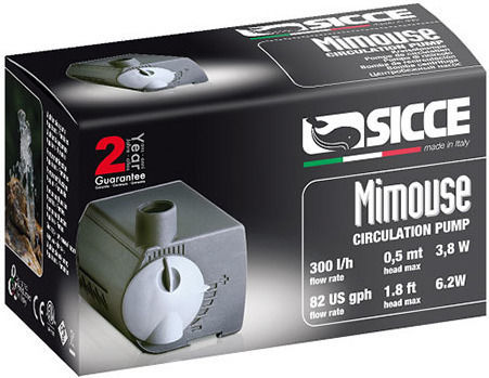 Sicce MiMouse Аквариумна Помпа С Кабел 1.5m 300L/H