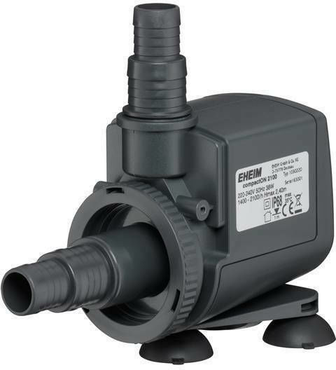 Eheim Compact On 2100 Aquarium Circulation Pump 38W With Cable 2.40m 1400-2100 L/H
