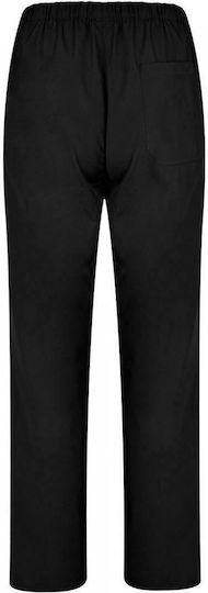 B-Well Cesare Unisex Black Pants & Blouse Set Cotton and Polyester