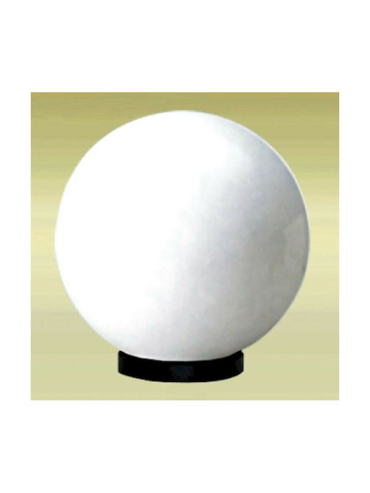 Aca Outdoor Globe Lamp E27 White