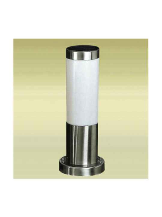 Aca Lamp Small Post Outdoor IP45 for Socket E27 Silver