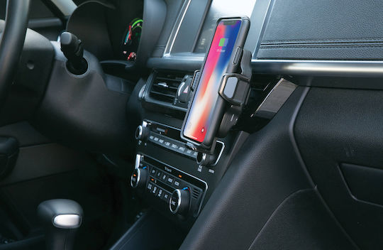 Scosche StuckUp Qi Wireless Charging Car Mobile Mount with Adjustable Hooks Black