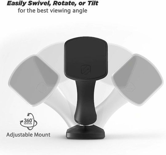 Scosche MagicMount Elite Double Pivot Car Mobile Device Mount with Magnet Grey