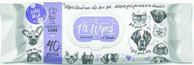 Perfect Care Dog Body Cleansing Wipes with Fragrance