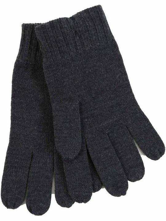 Ralph Lauren Anthracite Wolle Handschuhe